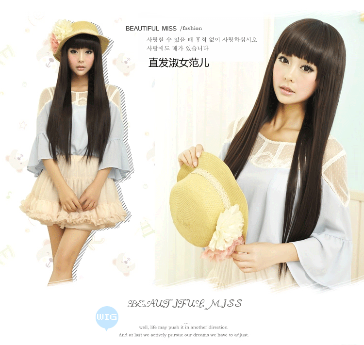 Perruque OTHER   Long cheveux raides - Ref 2609922 Image 7