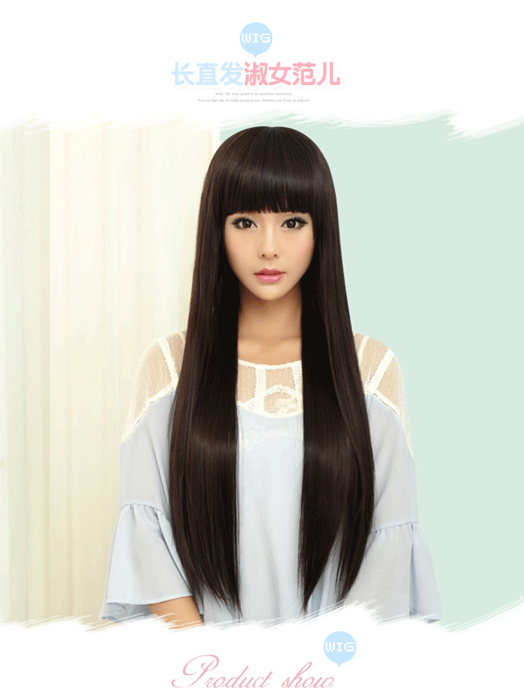 Perruque OTHER   Long cheveux raides - Ref 2609922 Image 6