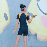 Детское боди, быстросохнущий купальник для тренировок для школьников, подходит для подростков