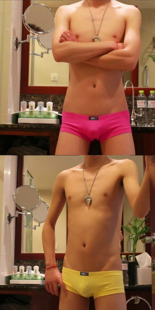 Thời trang nam cotton eo thấp boxer tóm tắt thanh niên cá tính nam tự tu không có túi bốn góc đồ lót thủy triều đồ lot