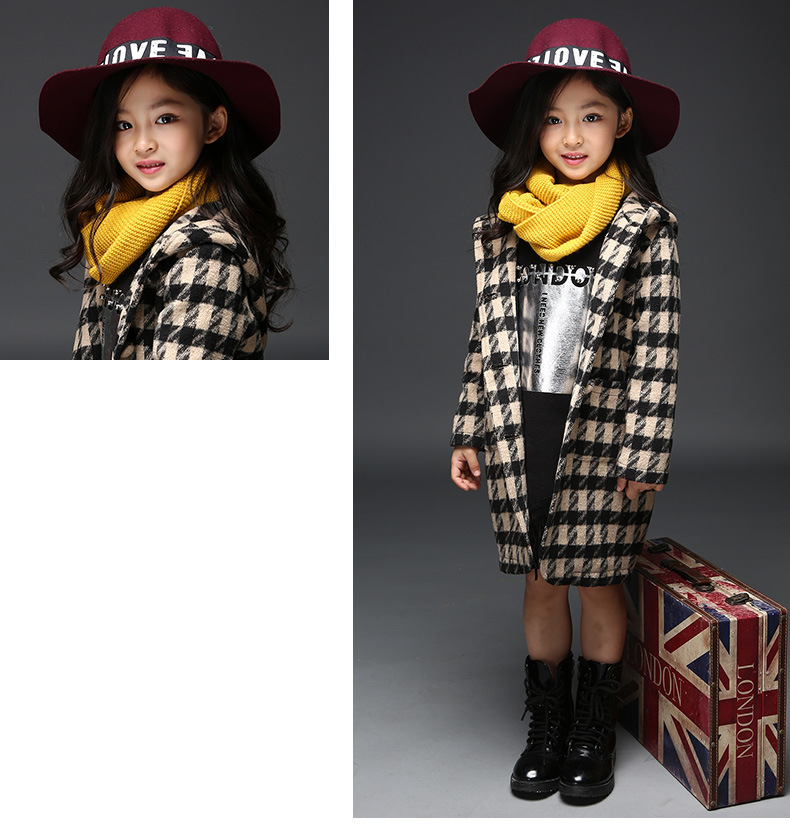 Manteau pour fille en cachemire - Ref 2162423 Image 31