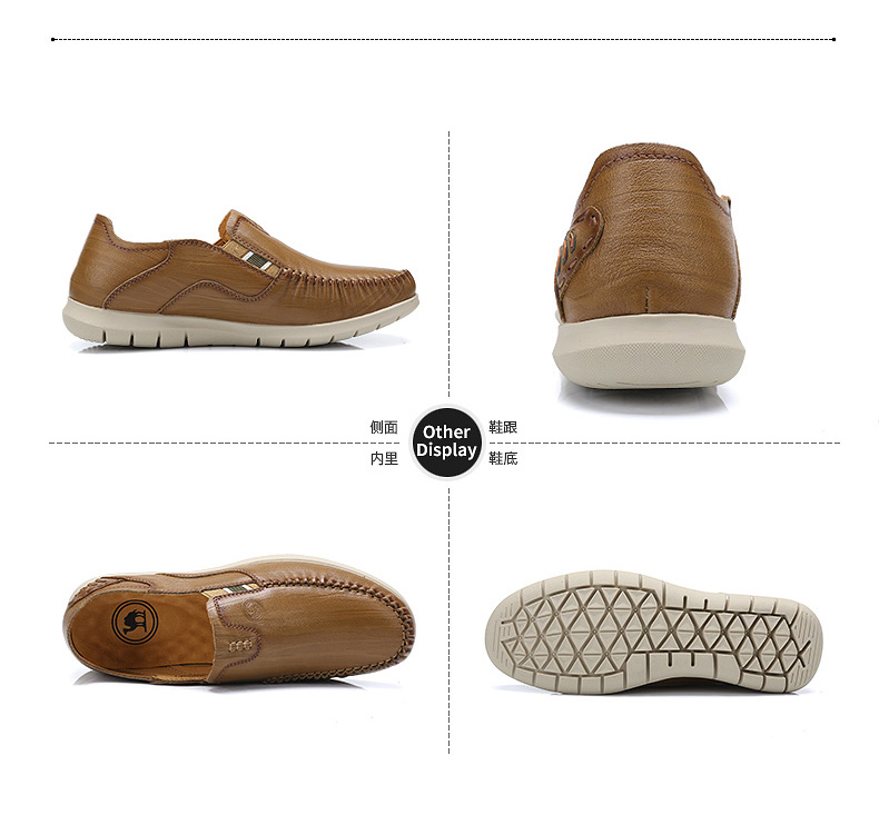 Giày nam thương hiệu lạc đà Bộ giày mới bằng da chân thường mang giày thoải mái - Giày thấp giày sneaker