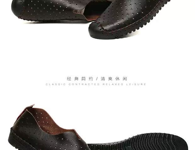 Mùa hè 2018 mới dành cho nam kinh doanh dép nam giày da nam boot nam