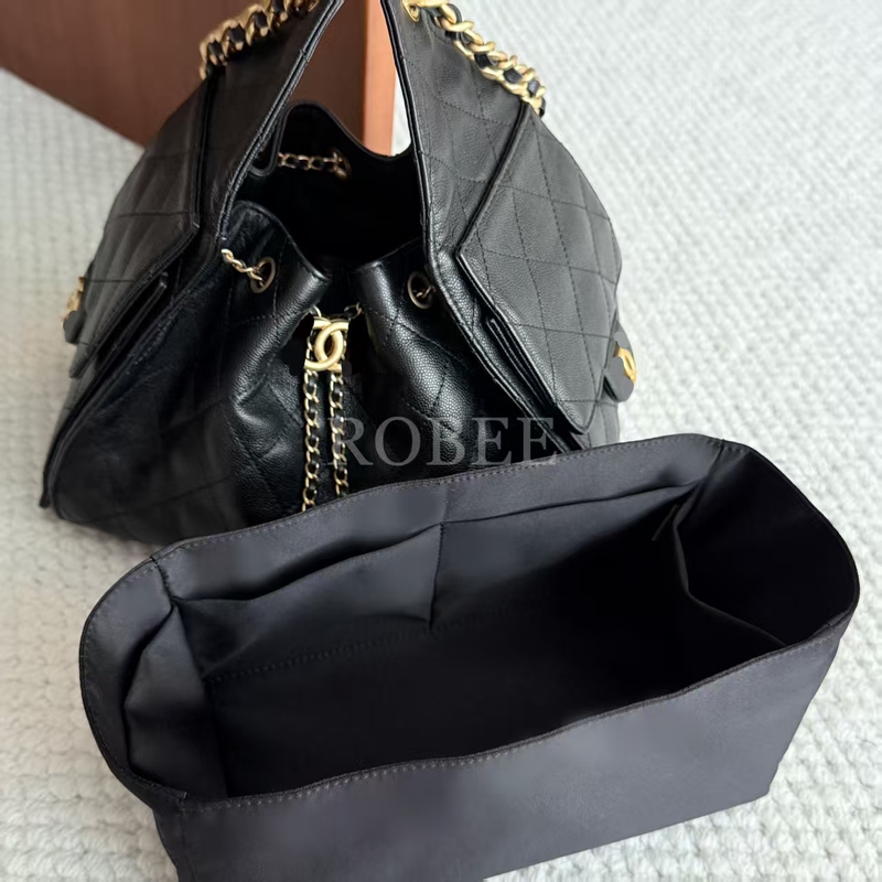 Robee/Suitable for Chanel Chanel 25Bag Hobo Small/Medium Waterproof Silks and Satins Storage Liner Bag