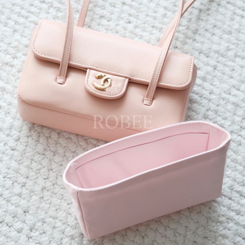 Robee/Suitable for Chanel 26P Preppy Coco Waterproof Satin Lining Bag with Light Lining