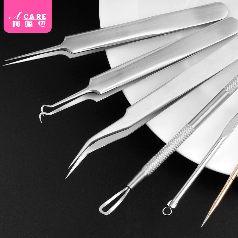 Powder Lancet Row Needle for cosmetic removal of dark sore to black head needle clear pimple acne Acne Tool for acne Pox Tool Single sets
