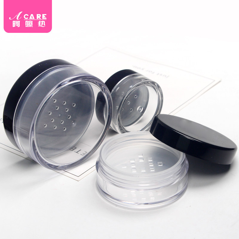 Loose powder box, empty box, portable sub-package box, dry powder box, honey powder box, not easy to leak powder, elastic mesh, small mini travel