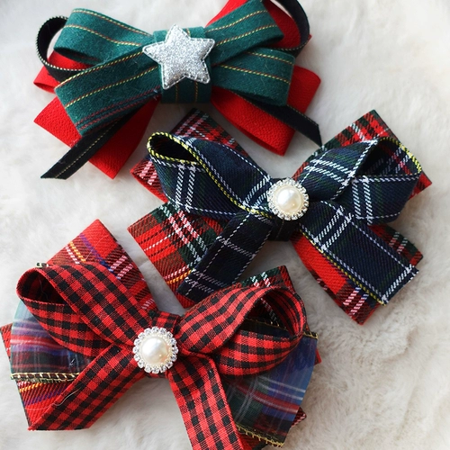 Рождественские собаки Pet Cat Shiba Inu French Corki Vips, маленькие и маленькие узлы для собак