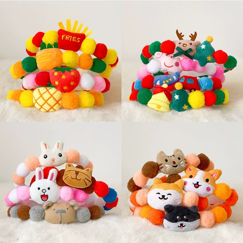 Хэллоуин Новый год рождественский весенний фестиваль мультфильм мяч Ball Cat Dog Pet Рождество Тедди Шиба Ину воротник с регулировкой