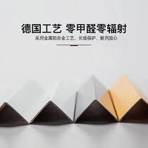 Titanium aluminum alloy corner guard Corner guard corner protection strip Right angle edging strip L-shaped tile Yang angle anti-collision metal wire strip