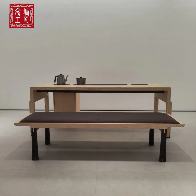 新中式禅意茶桌椅组合为何成为现代会所办公茶室的首选？-茶台茶桌-淘宝好物网