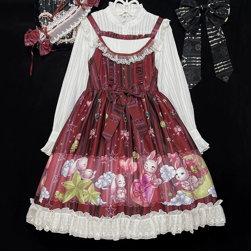 Милое платье-комбинация, платье, стиль Лолита, Lolita Jsk, (в наличии на складе)