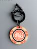 2026 Good Luck Ceramic Chip Pendant Lucky Bag Ornament Backpack Accessory Car Keychain New Year Gift