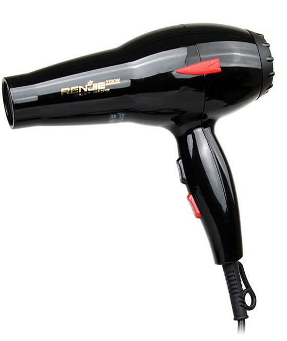 Renjie 827 hair dryer High power 2200W hot and cold air household hair dryer Hair salon professional hair dryer