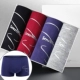 5 quần lót nam đóng hộp boxer briefs modal cotton mùa hè thể thao thanh niên giữa eo sợi tre thoáng khí - Eo cao