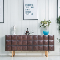 Nordic Wood TV cabinet simple modern living room small apartment light luxury storage porch cabinet tea table TV cabinet combination