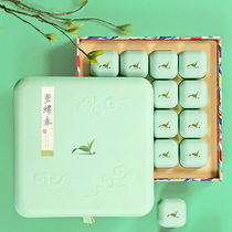 Song Pinming former premium Biluochun tea gift box 2021 new tea spring tea small canned green tea with hand gift