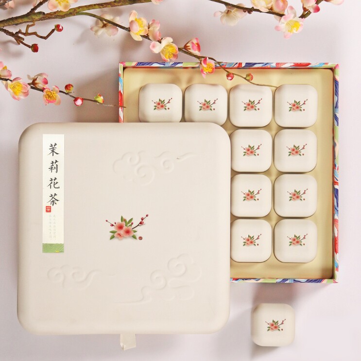 Song Pint Grade Jasmine Tea Leaf Gift Box Loaded With Strong Fragrance Type Bestie Gift customer friend Escort Courtesy enterprise Custom-Taobao