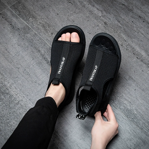 Сандалии, летняя обувь, спортивные пляжные трендовые слайдеры для отдыха