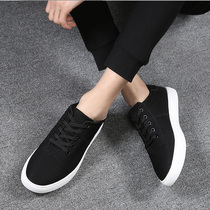 Mens shoes autumn and winter 2021 new canvas shoes mens Korean fashion casual cloth shoes board shoes work shoes mens trendy shoes