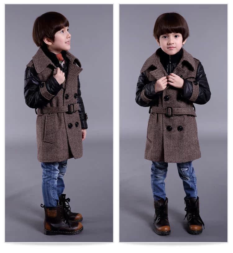 Manteau pour garcon en laine - Ref 2161439 Image 15