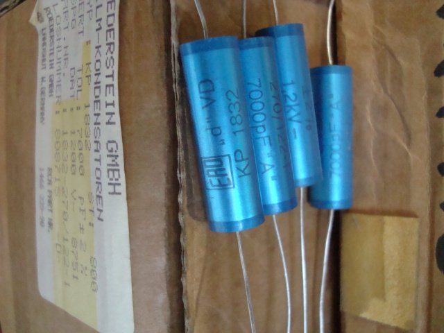 ERO Blue Elf MKP 1200V 7000PF 1832 Generation 6800PF 2% Precision Coupled Promise capacitive