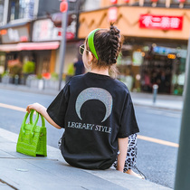 Girl Short Sleeve T-shirt 2022 New Children Great Boy Pure Cotton Jersey Undershirt Half Sleeve Summer Clothes Summer Baby Blouse