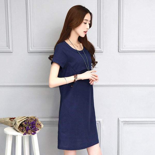 云缤 2016夏款 棉麻 连衣裙 优惠券折后￥79包邮 5色可选