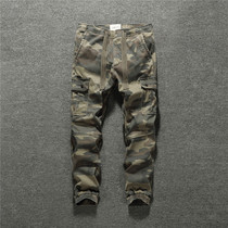 Fall and Winter Men American Fit Leisure Pants plus pocket - thicket multi - pocket army camouflage pants