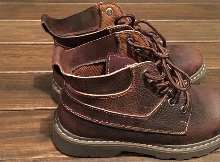 Martens, трендовые короткие сапоги, мужские ретро кожаные ботинки в английском стиле, для влюбленных 