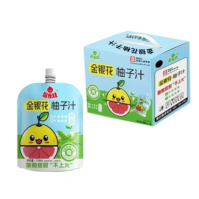 11新日期金银花柚子汁整箱植物饮料浓缩西柚汁柚子茶果汁清爽解暑