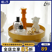 Nordic ins net red trays Incense Cosmetic Containing Pan Commercial Home Plastic Trays Sweet Snack Dishes