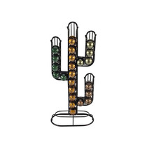 Nespress capsule containing frame Nespresso coffee metal stainless European style Cactus Shelf