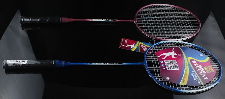 Di Fu Te 6815 chính hãng 2 stick gia đình giải trí tập thể dục vợt cầu lông nam giới và phụ nữ đôi vợt cầu lông mua cầu lông
