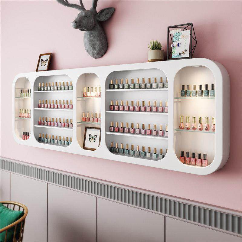 New products Mejia shelves Shelves Nail Polish Rubber Shelving Racks Cosmetics Medecine Wall-mounted