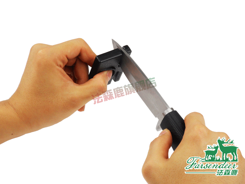 Máy mài gốm hai mặt cầm tay mài dao cho quân đội Thụy Sĩ / dụng cụ mở móc ngoài trời dao xếp bỏ túi 