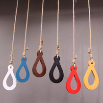 Retro clothing store display rack decoration hemp rope hanging ring clothes hanger hanging chain womens clothing childrens clothing clothes hanger