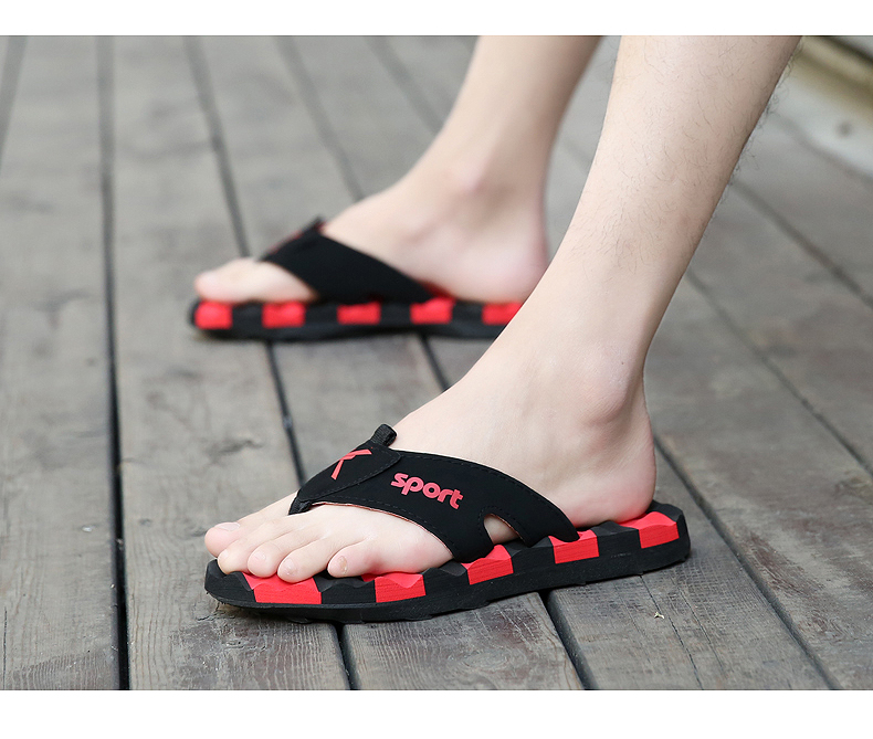 Mùa hè flip flops của nam giới cá tính bên ngoài mặc giày bãi biển mùa hè ngoài trời mềm dưới chống trượt dép và dép nam thời trang