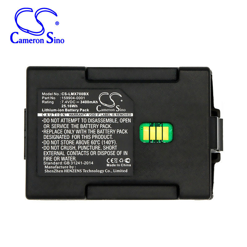 CS Applicable LXE MX7 barcode scanner battery manufacturer straight for 163467-0001 3400mAh high capacity