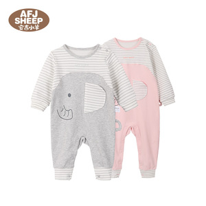 【安吉小羊】新生婴儿连体衣秋装