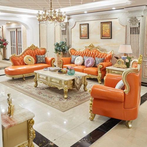 Импортный кожаный диван из натурального дерева, новая коллекция, 2020