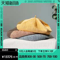  Mad hat Japanese linen beret autumn thin female painter hat octagonal hat female Korean Japanese bud hat