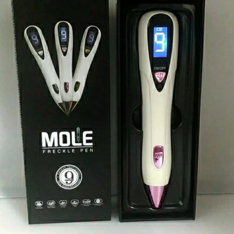 Upgraded Version of Small White Spot Mole Removal Pen, Genuine Small White Pen, 9 Gears with Work Light, Eyebrow Wash, Tattoo Spot Removal