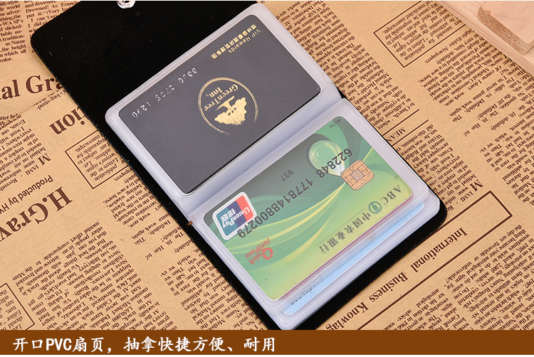 Thẻ gói người đàn ông đa- thẻ kinh doanh chủ thẻ da chủ thẻ nhỏ thẻ của phụ nữ gói thẻ tín dụng bộ da thẻ túi siêu mỏng ví đựng thẻ pedro