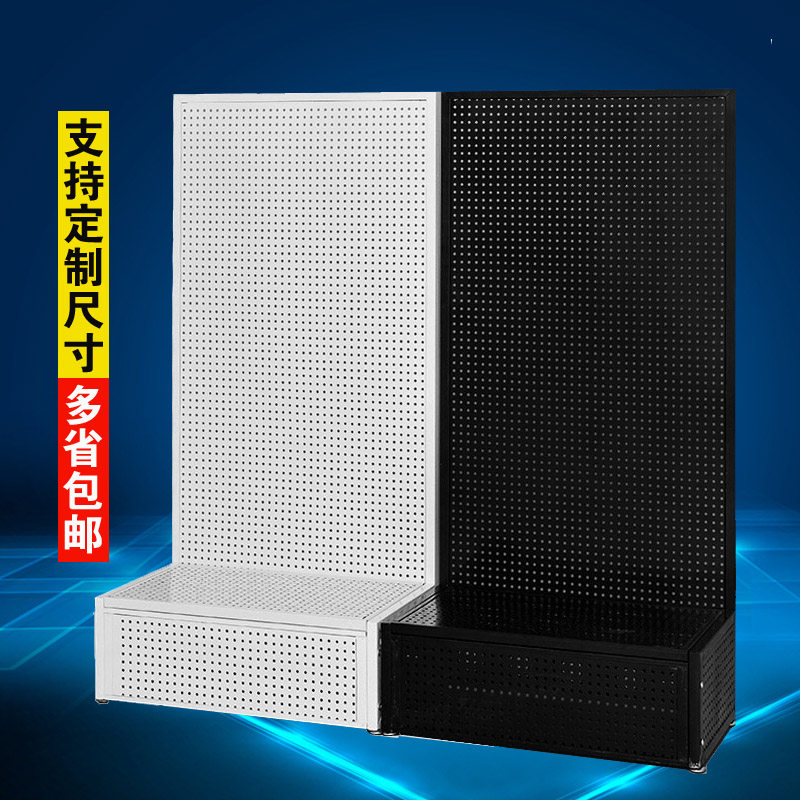 Commercial display cave shelves shelves porous small jewelry snack toy mobile phone shell with bottom cabinet supermarket rack