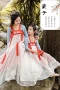 Hanfu phong cách Trung Quốc trang phục mẹ và phụ nữ, mặc cha mẹ-con, tươi và thanh lịch, ngực siêu nhỏ, phần dài, váy, yếu tố Trung Quốc - Trang phục dành cho cha mẹ và con áo gia đình