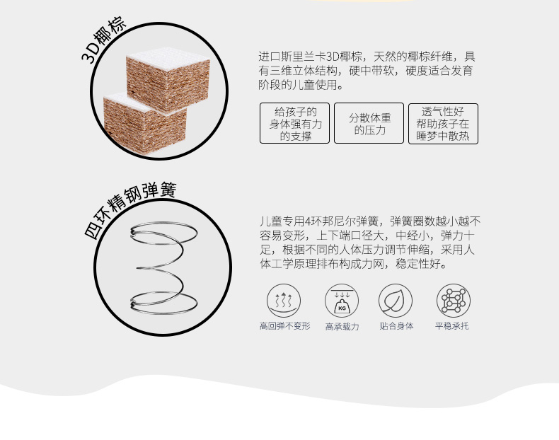 Xilinmen cửa hàng flagship chính hãng nệm nôi nệm Simmons cứng nhắc mat rửa giường 1,5m 1,2m - Nệm nệm cao su kim cương