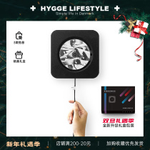HYGGE New Year gift Wall Wall CD player Bluetooth audio portable nostalgic retro album vinyl ins ins