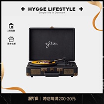 HYGGE vinyl record player Bluetooth speaker Retro sound music player Vinyl album gift ins same style