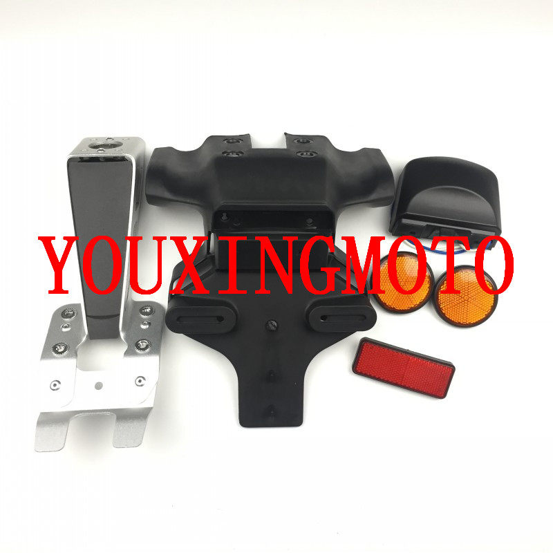 Mountain Leaf R6 06-07-08-10-11-12-13-14-16 Years Post License Plate Rack Reflective Board Aluminum Frame